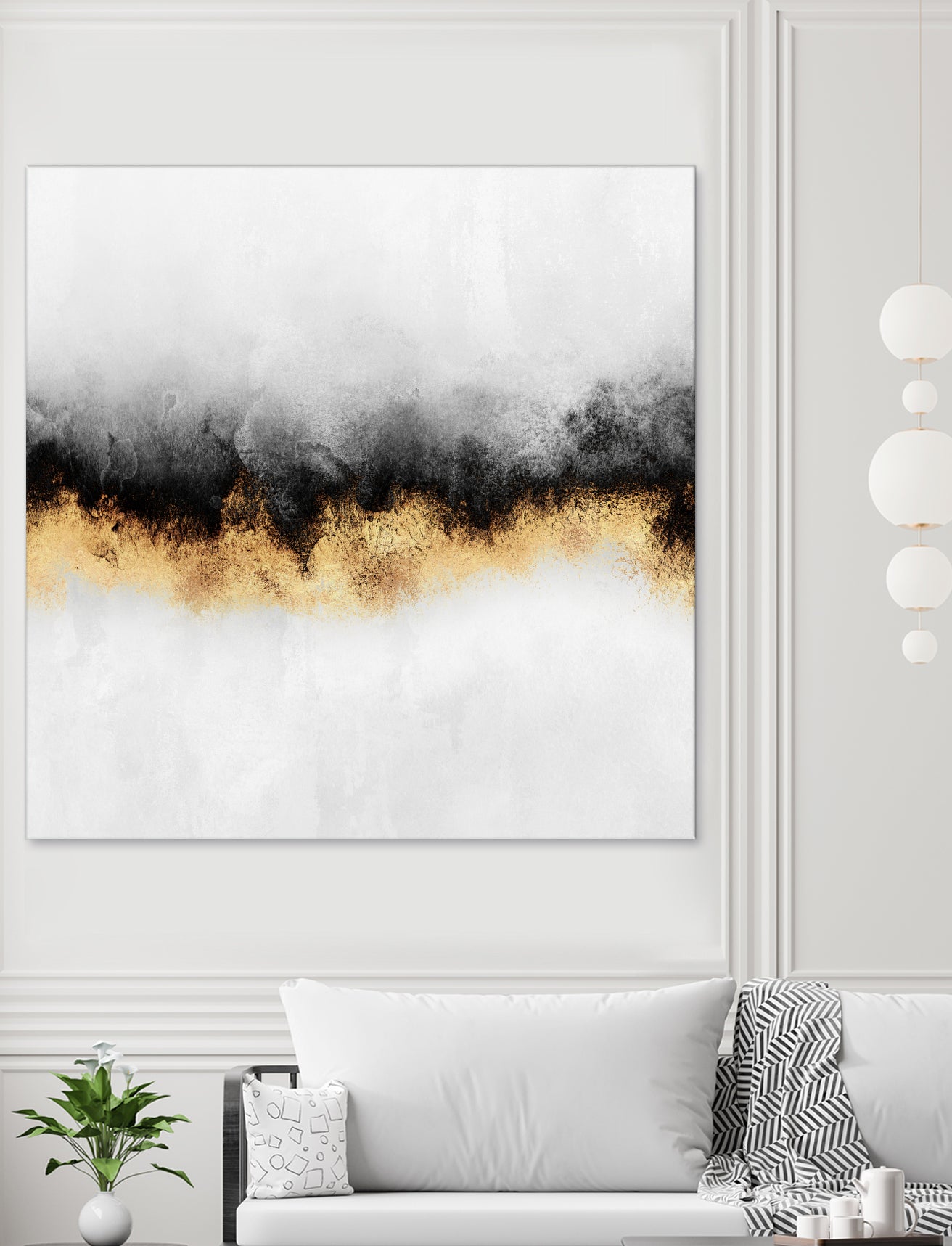 Sky 2 by Elisabeth Fredriksson on GIANT ART - gray mixed media