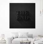 THE END by Daniel Coulmann on GIANT ART - black typography