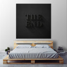 THE END by Daniel Coulmann on GIANT ART - black typography