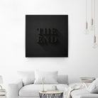 THE END by Daniel Coulmann on GIANT ART - black typography