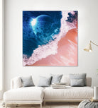 Rebel wave by Jorge Luis Miraldo on GIANT ART - blue digital painting