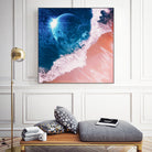 Rebel wave by Jorge Luis Miraldo on GIANT ART - blue digital painting