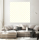 Small Yellow Polka Dots Pattern by David Kessler on GIANT ART - yellow digital painting