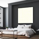 Small Yellow Polka Dots Pattern by David Kessler on GIANT ART - yellow digital painting