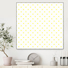 Small Yellow Polka Dots Pattern by David Kessler on GIANT ART - yellow digital painting