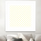 Small Yellow Polka Dots Pattern by David Kessler on GIANT ART - yellow digital painting