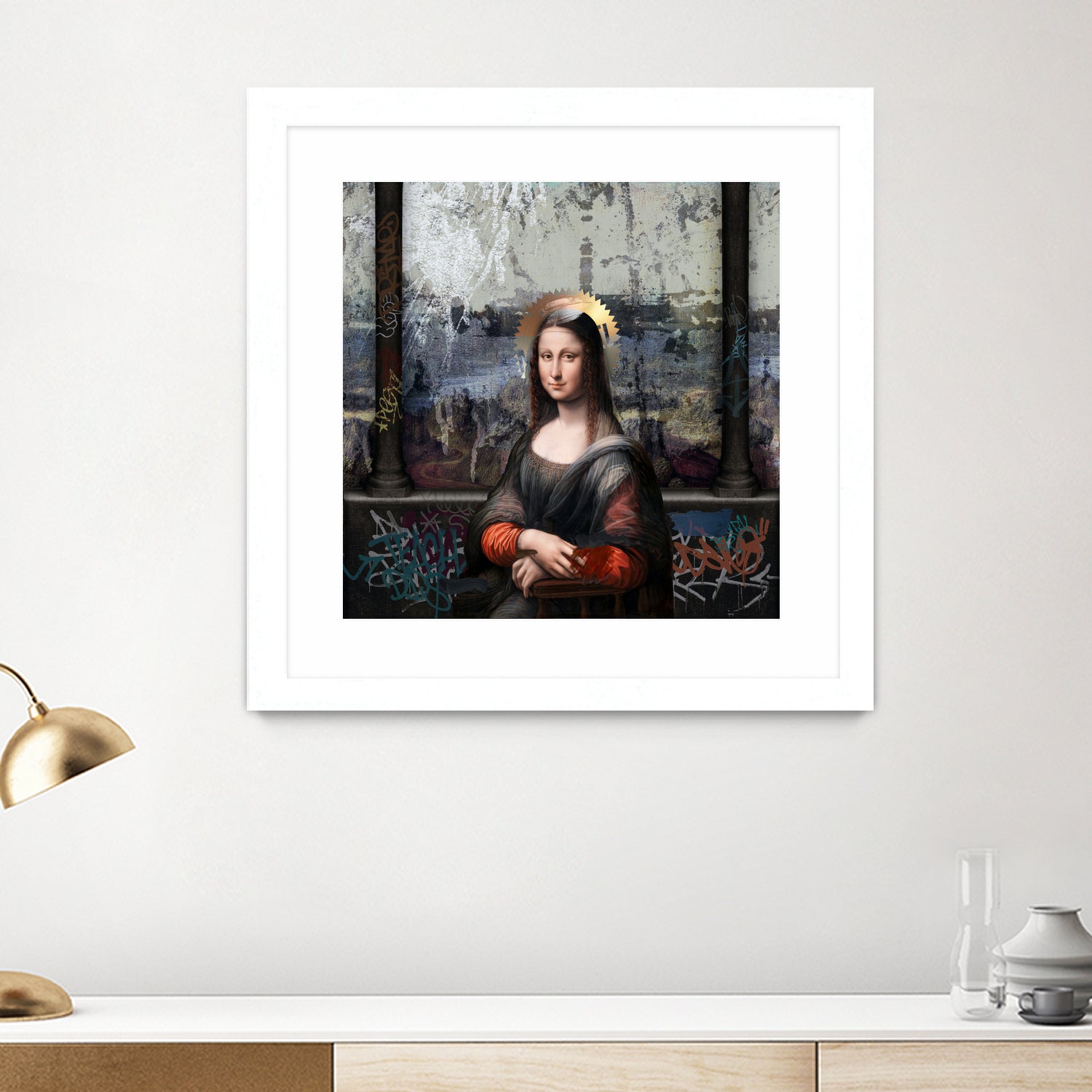 Gioconda by José Luis Guerrero on GIANT ART - gray digital painting