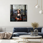 Gioconda by José Luis Guerrero on GIANT ART - gray digital painting