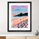 Rio Watercolors - Ipanema by Felipe Navega on GIANT ART - blue digital painting