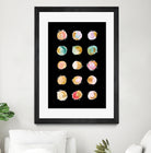 Painted Dots & Gold by Ralph Frankenberg on GIANT ART - pink digital painting