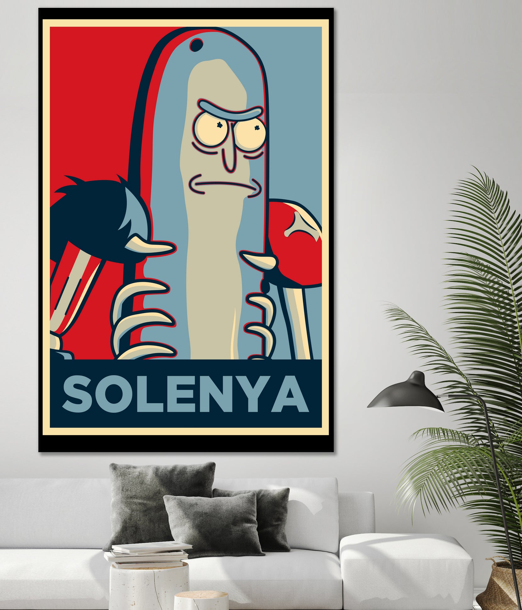 SOLENYA by Christopher Sanabria on GIANT ART - blue digital painting