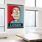 LOSER by Christopher Sanabria on GIANT ART - blue digital painting