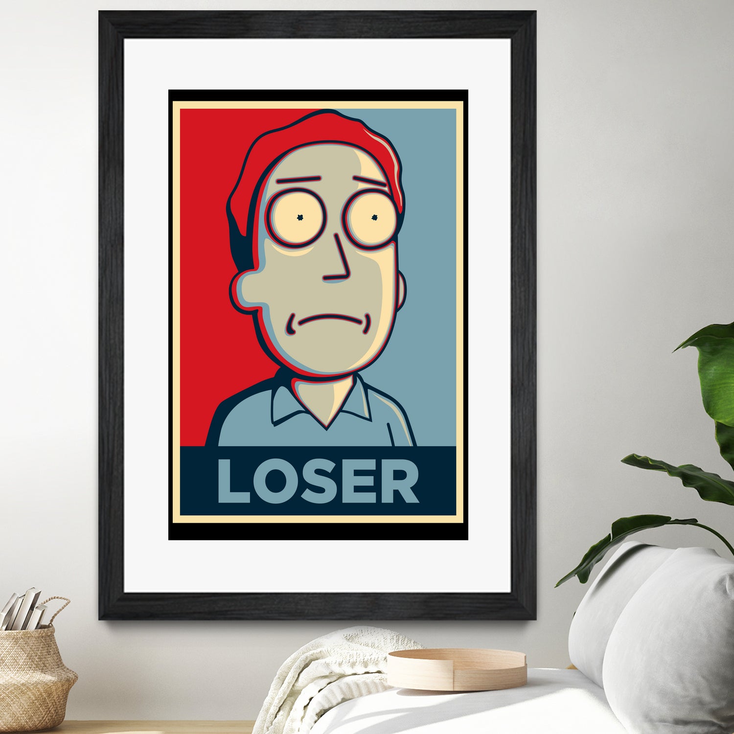 LOSER by Christopher Sanabria on GIANT ART - blue digital painting