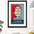 LOSER by Christopher Sanabria on GIANT ART - blue digital painting