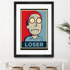 LOSER by Christopher Sanabria on GIANT ART - blue digital painting