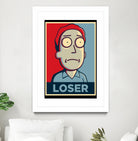 LOSER by Christopher Sanabria on GIANT ART - blue digital painting