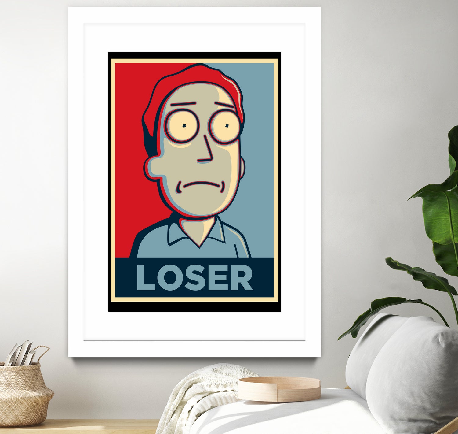 LOSER by Christopher Sanabria on GIANT ART - blue digital painting