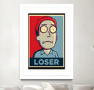 LOSER by Christopher Sanabria on GIANT ART - blue digital painting