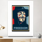 FREEDOM by Christopher Sanabria on GIANT ART - blue digital painting