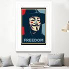 FREEDOM by Christopher Sanabria on GIANT ART - blue digital painting