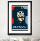 FREEDOM by Christopher Sanabria on GIANT ART - blue digital painting