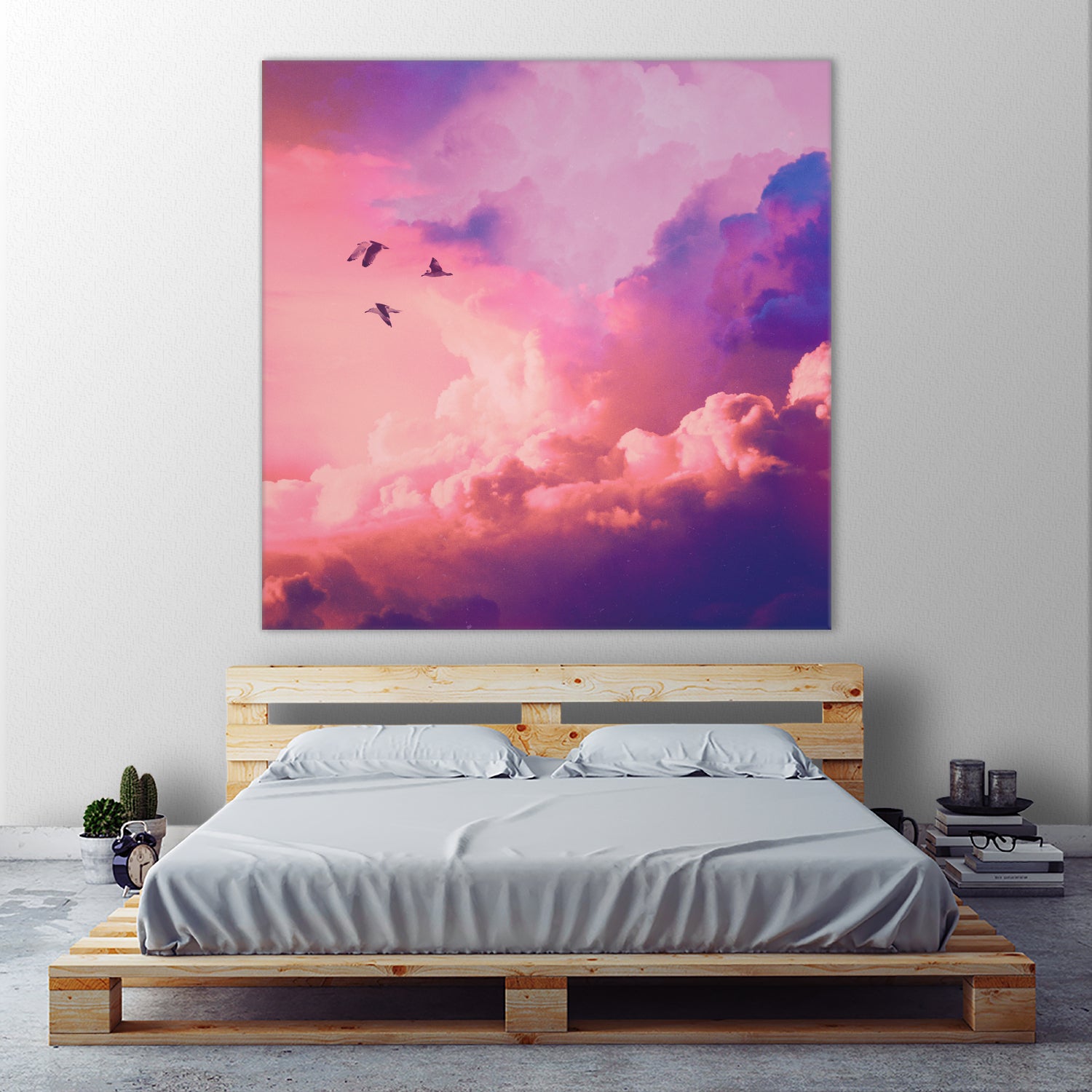 Oil of angels by Jorge Luis Miraldo on GIANT ART - pink digital painting