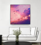 Oil of angels by Jorge Luis Miraldo on GIANT ART - pink digital painting