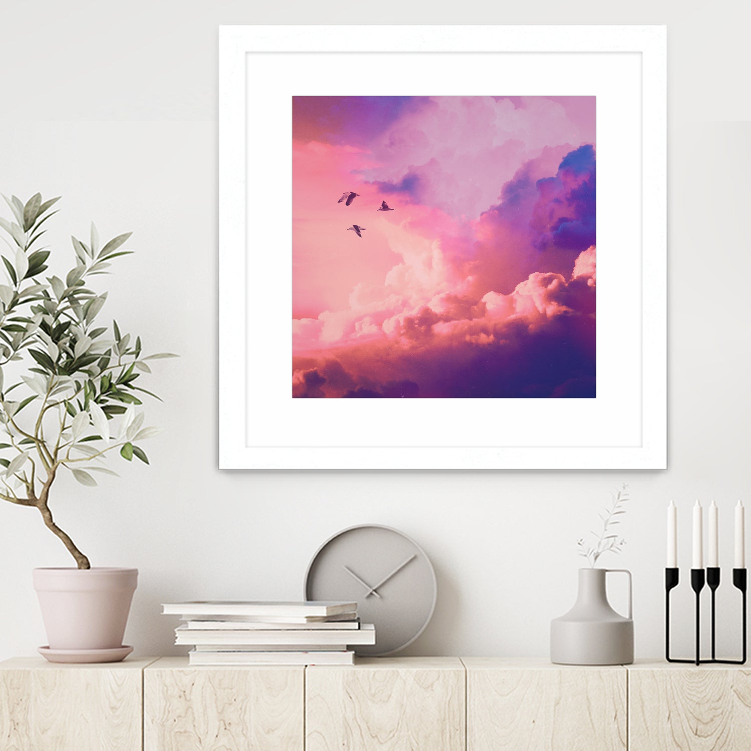 Oil of angels by Jorge Luis Miraldo on GIANT ART - pink digital painting