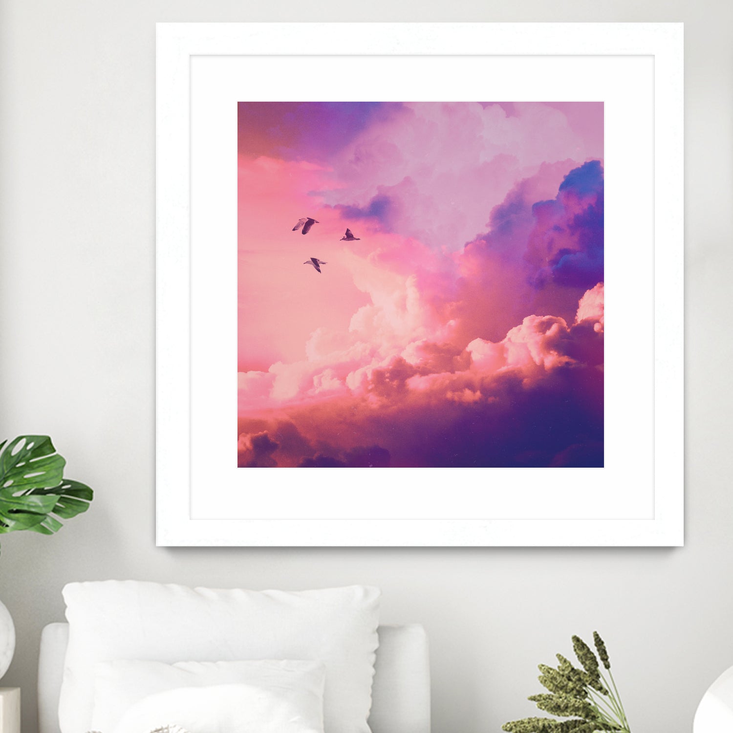 Oil of angels by Jorge Luis Miraldo on GIANT ART - pink digital painting