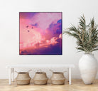 Oil of angels by Jorge Luis Miraldo on GIANT ART - pink digital painting