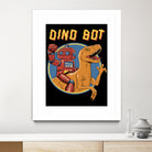 Dino Bot by Vincent Trinidad on GIANT ART - black digital painting