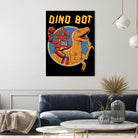 Dino Bot by Vincent Trinidad on GIANT ART - black digital painting