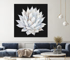 White Marble Agave Plant by amini 54 on GIANT ART - white digital painting