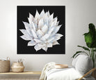 White Marble Agave Plant by amini 54 on GIANT ART - white digital painting