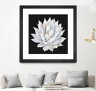 White Marble Agave Plant by amini 54 on GIANT ART - white digital painting