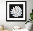 White Marble Agave Plant by amini 54 on GIANT ART - white digital painting