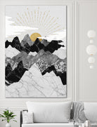 Sun Rise by Christina Shek on GIANT ART - gray digital drawing