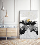 Sun Rise by Christina Shek on GIANT ART - gray digital drawing