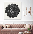 Black Marble Succulent Plant by amini 54 on GIANT ART - black digital painting