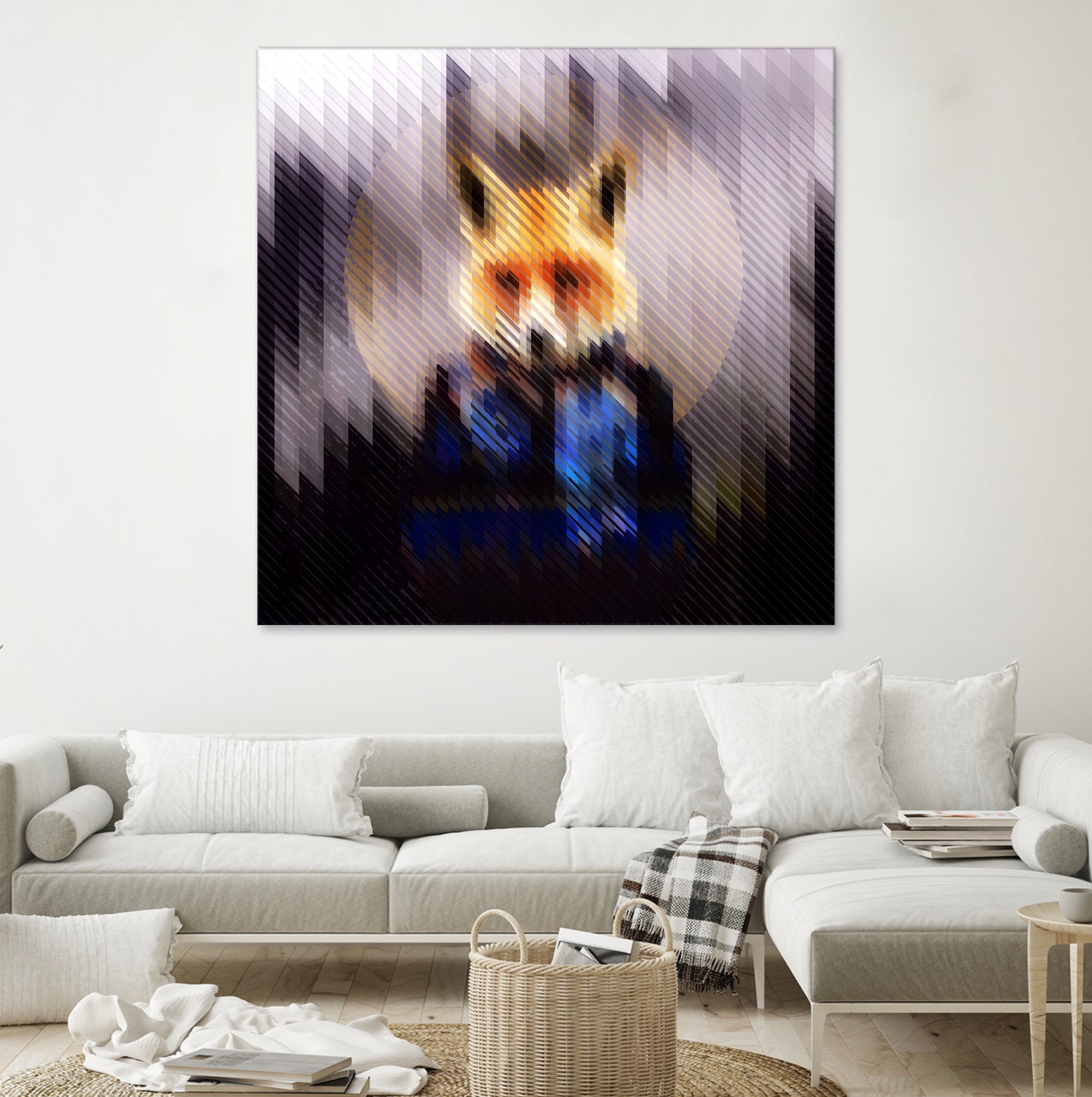 Cool Fox by Ali Gulec on GIANT ART - black digital drawing