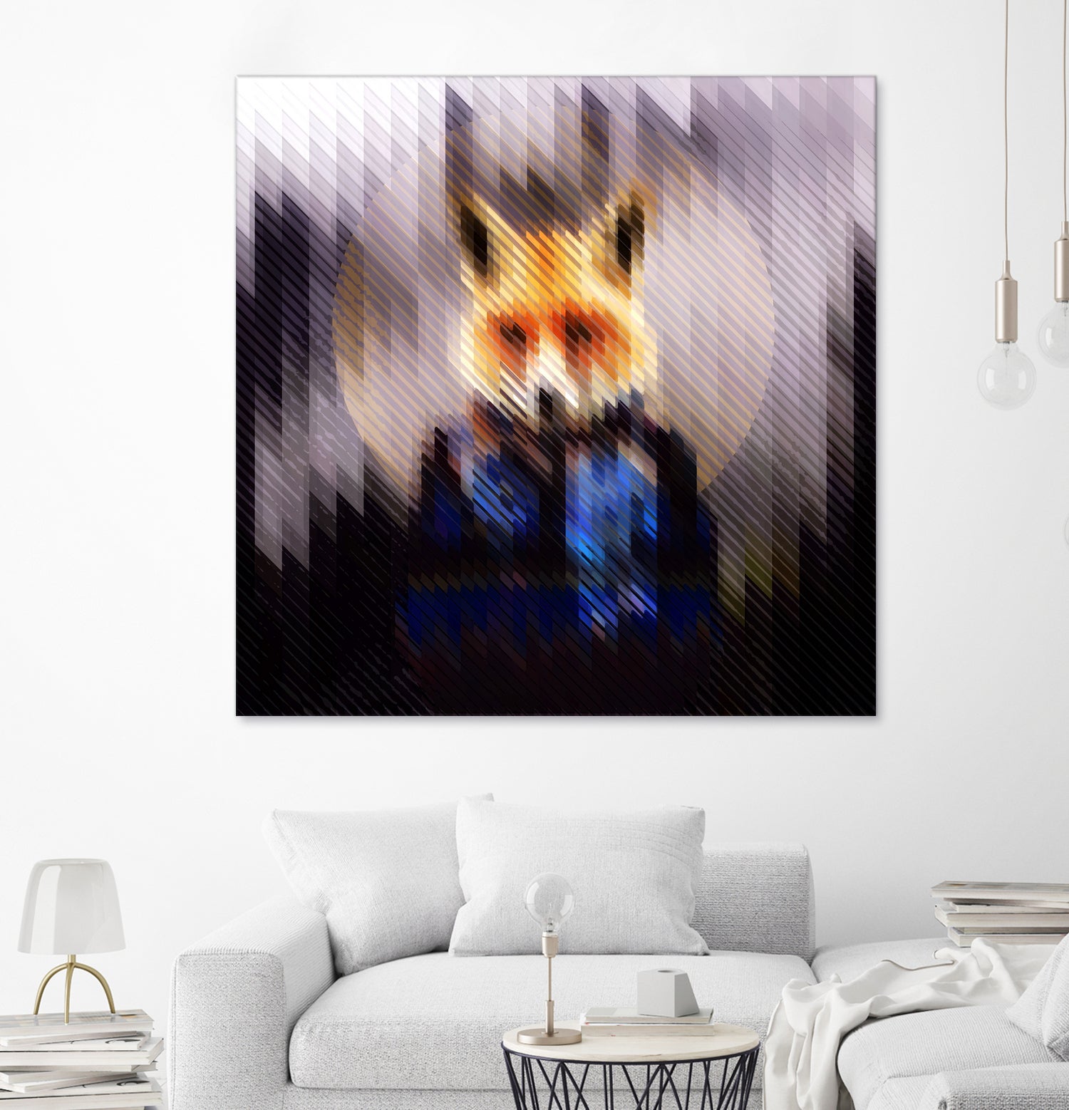 Cool Fox by Ali Gulec on GIANT ART - black digital drawing