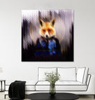 Cool Fox by Ali Gulec on GIANT ART - black digital drawing