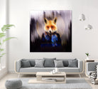 Cool Fox by Ali Gulec on GIANT ART - black digital drawing