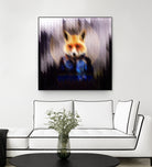 Cool Fox by Ali Gulec on GIANT ART - black digital drawing