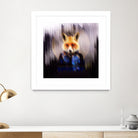 Cool Fox by Ali Gulec on GIANT ART - black digital drawing