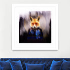 Cool Fox by Ali Gulec on GIANT ART - black digital drawing