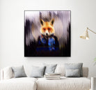 Cool Fox by Ali Gulec on GIANT ART - black digital drawing