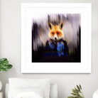 Cool Fox by Ali Gulec on GIANT ART - black digital drawing