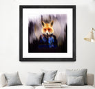 Cool Fox by Ali Gulec on GIANT ART - black digital drawing