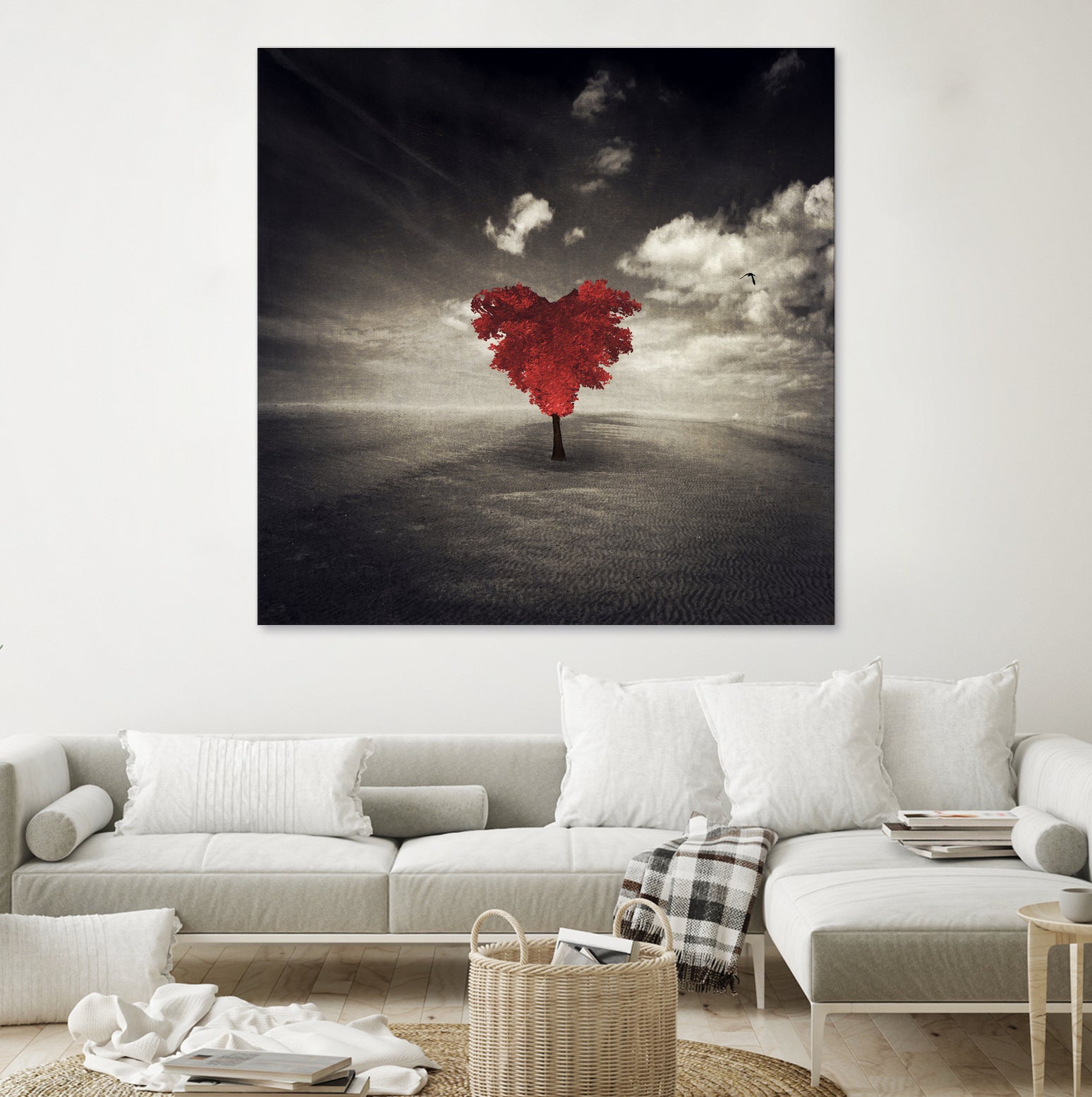 heart tree by Dirk Wüstenhagen on GIANT ART - brown photo illustration